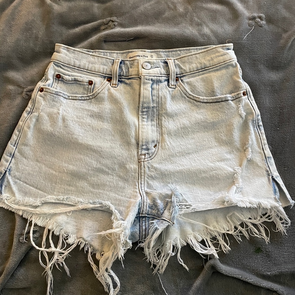 Abercrombie High Rise Mom Shorts